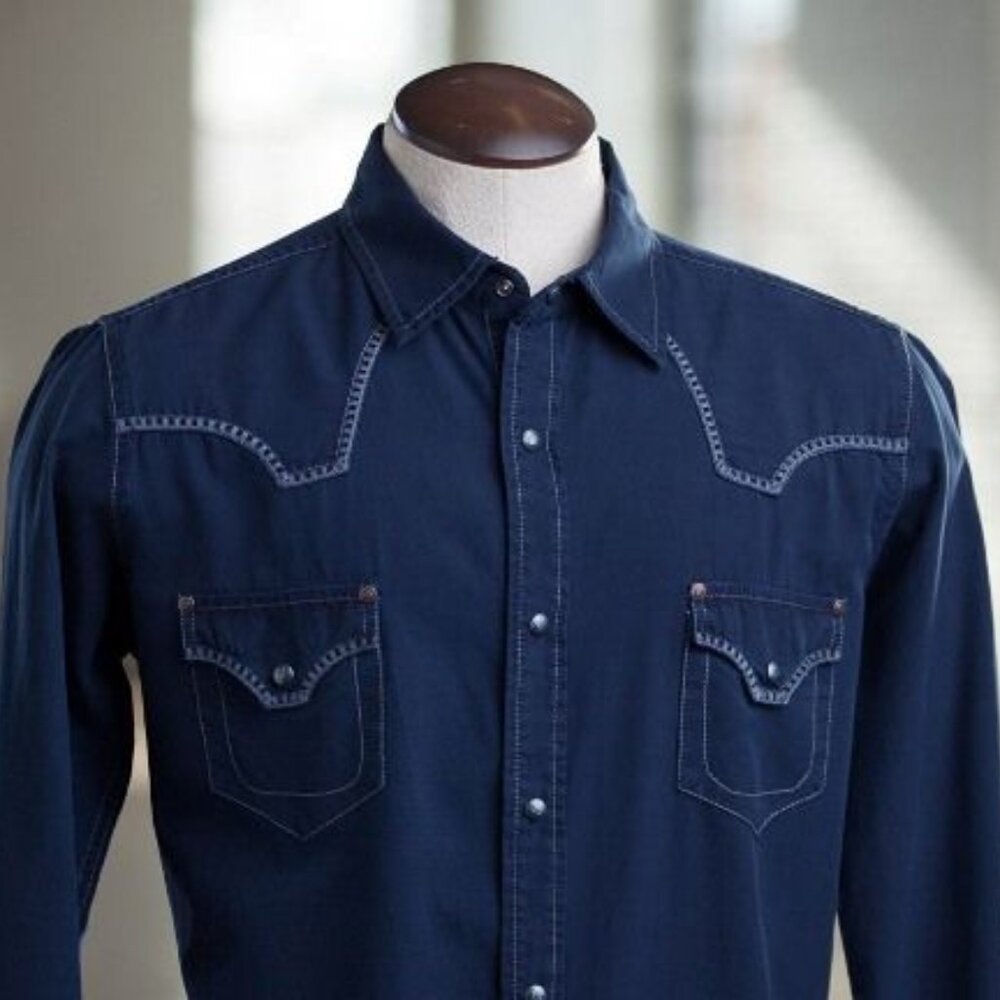 Ryan Michael Navy Men's iconic Shirt M1029c